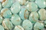 1.7" Polished Banded Blue Aragonite Pocket Stones - Photo 4